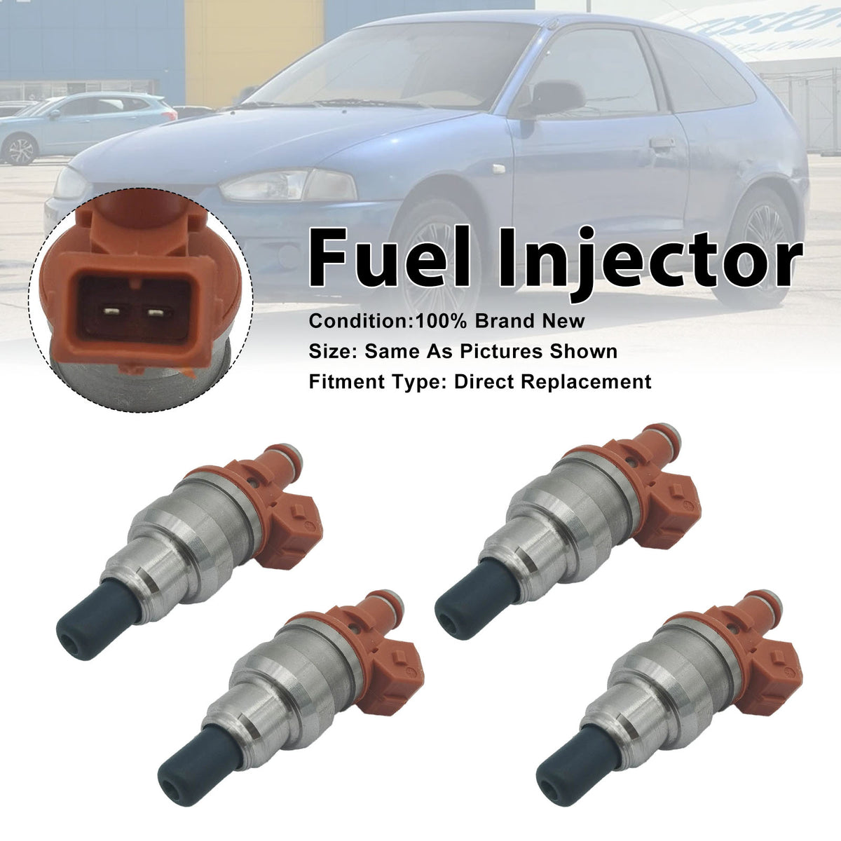Mitsubishi Colt Lancer Mirage CT9A INP020 INP-020 4PCS Fuel Injector