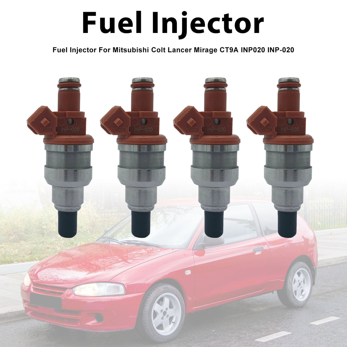 Mitsubishi Colt Lancer Mirage CT9A INP020 INP-020 4PCS Fuel Injector