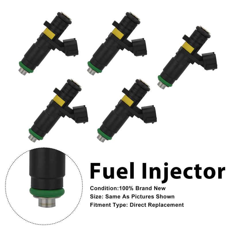 Volkswagen Bora 2.5 2006 Jetta 2005-2006 07K906031B 5Pcs Fuel Injector