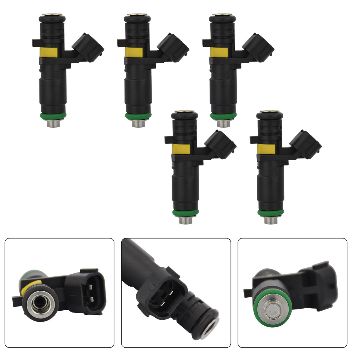 Volkswagen Bora 2.5 2006 Jetta 2005-2006 07K906031B 5Pcs Fuel Injector