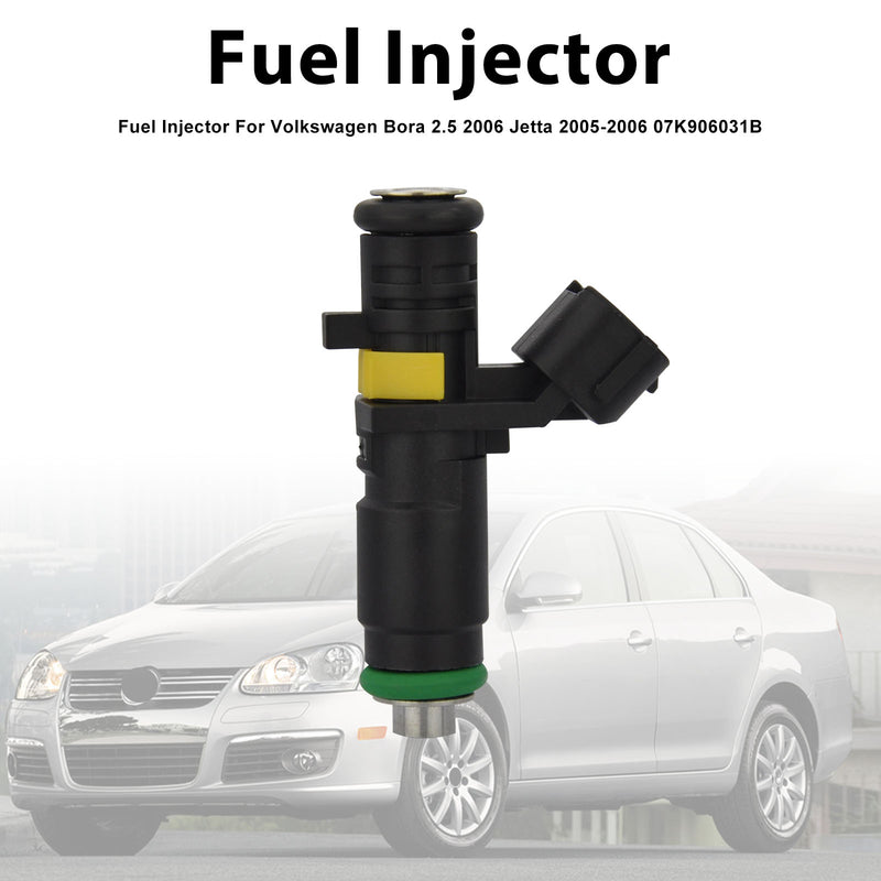 Volkswagen Bora 2.5 2006 Jetta 2005-2006 07K906031B 1PCS Fuel Injector