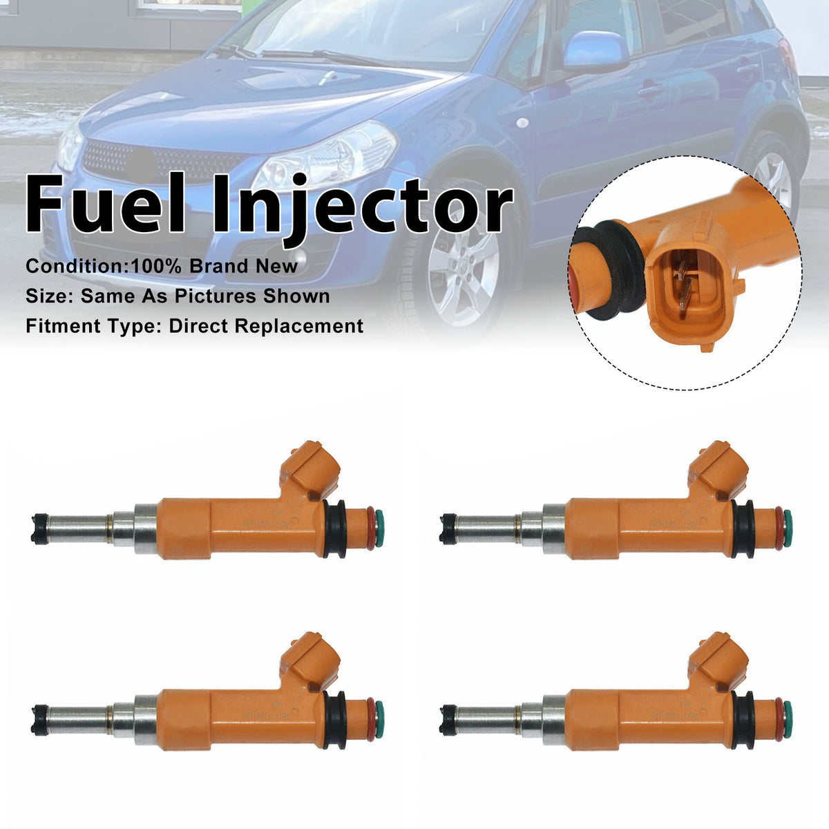 Suzuki SX4 1.6 M16A 15710-54LA0 297500-1480 4PCS Fuel Injector