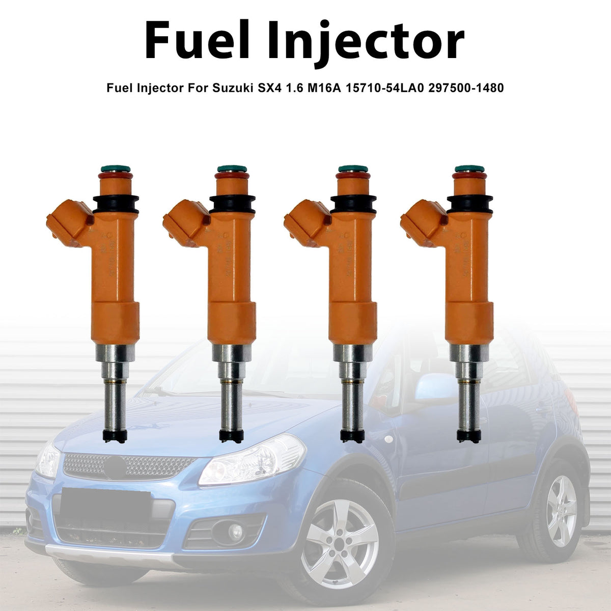 Suzuki SX4 1.6 M16A 15710-54LA0 297500-1480 4PCS Fuel Injector
