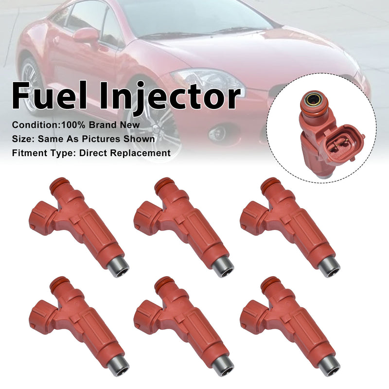 Mitsubishi Eclipse 2006-2012 Endeavor 2004-2010 HDB305F 6PCS Fuel Injector