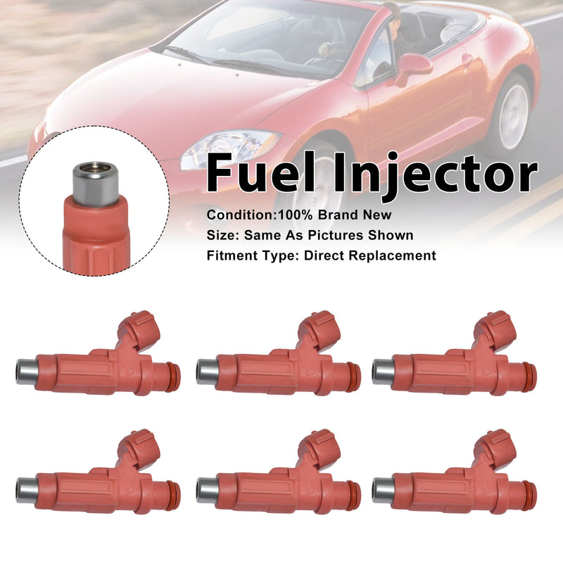 Mitsubishi Eclipse 2006-2012 Endeavor 2004-2010 HDB305F 6PCS Fuel Injector
