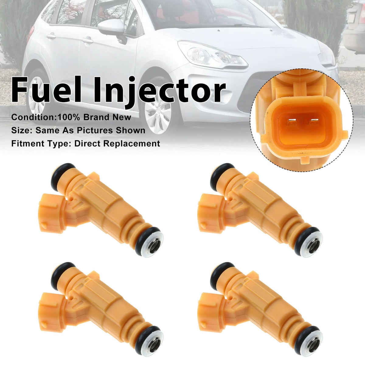 Fiat Fiorino 2010-2016 Qubo 2010-2016 0280156427 4PCS Fuel Injector