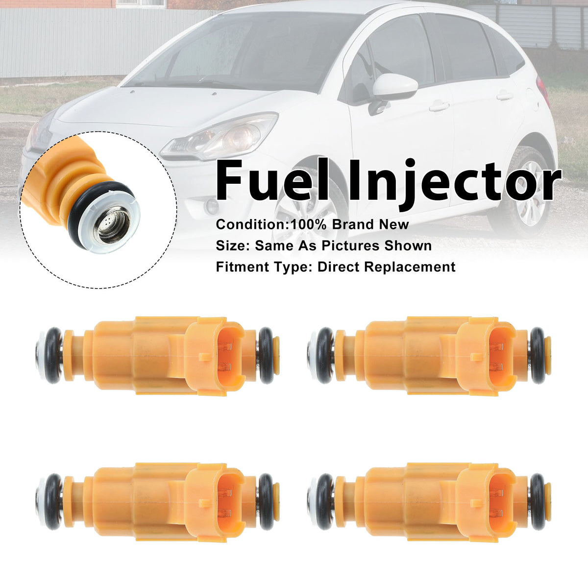 Fiat Fiorino 2010-2016 Qubo 2010-2016 0280156427 4PCS Fuel Injector