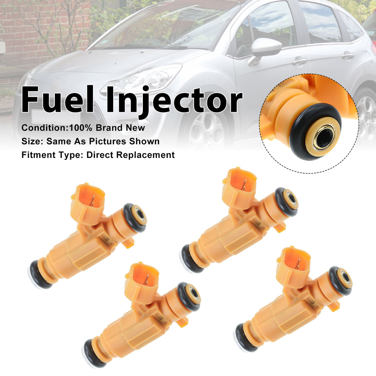 Fiat Fiorino 2010-2016 Qubo 2010-2016 0280156427 4PCS Fuel Injector