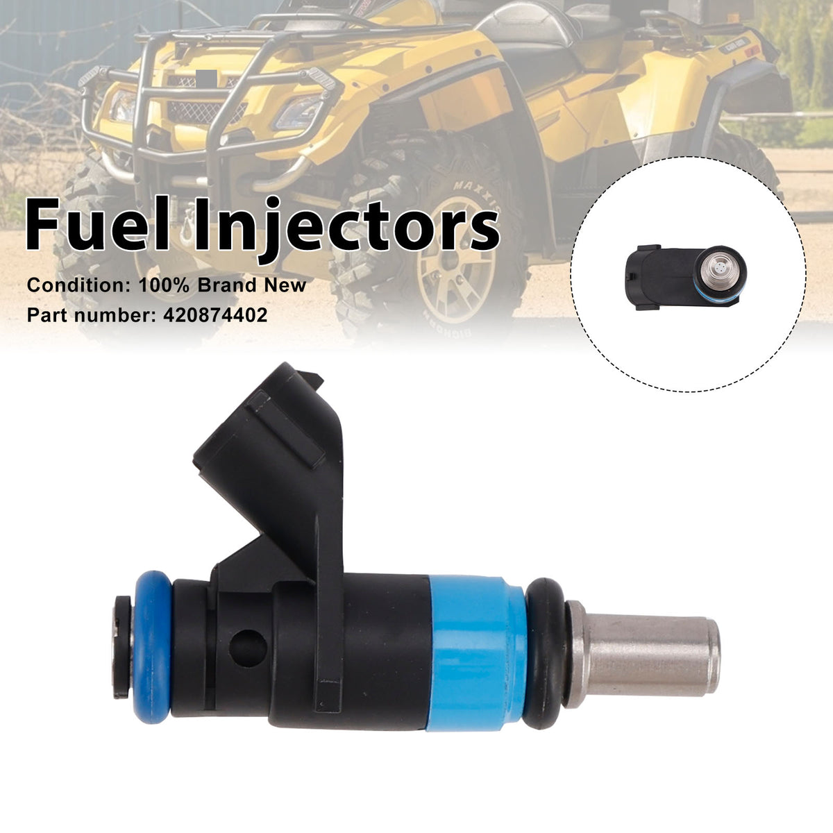 Can-Am Outlander MAX 800 2006-2008 420874402 Fuel Injectors