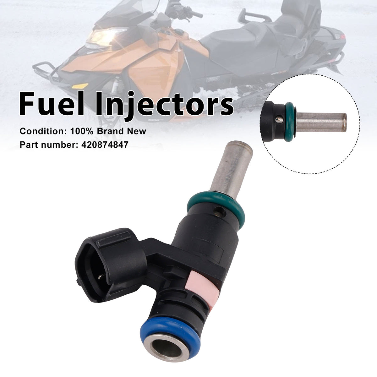 Ski-Doo Grand Touring 900 LE ACE 420874847 Fuel Injectors
