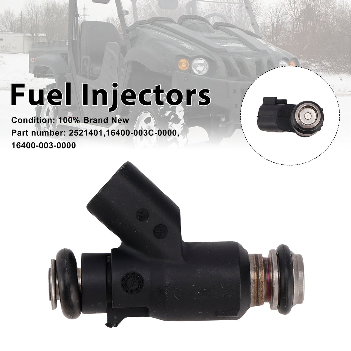 HiSUN EFI 400 UTV 28101823 Fuel Injectors 16400-003-0000
