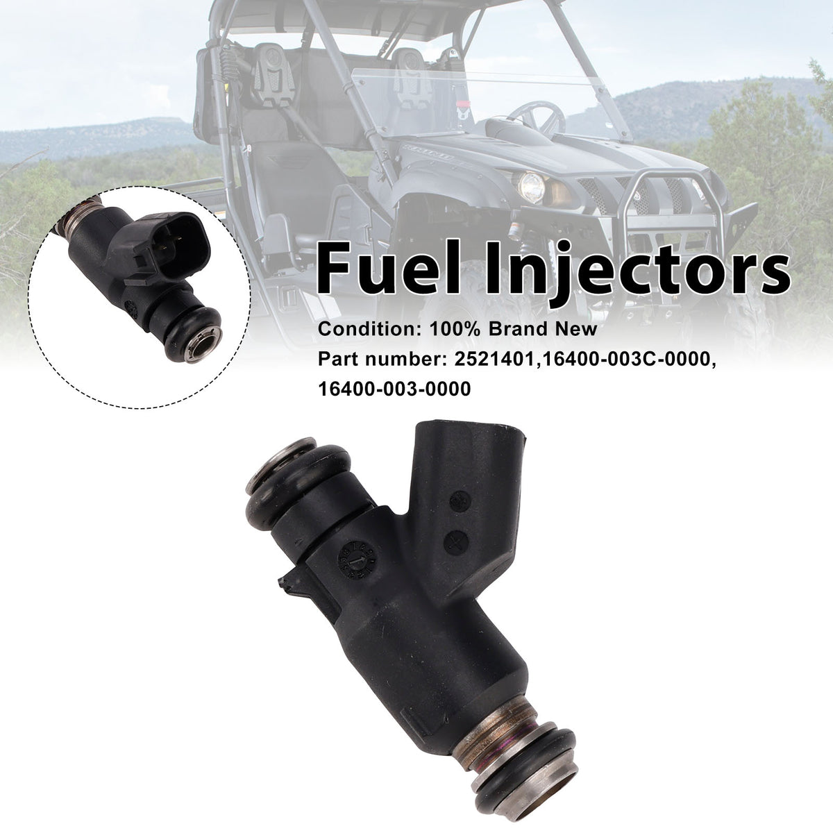 HiSUN EFI 400 UTV 28101823 Fuel Injectors 16400-003-0000