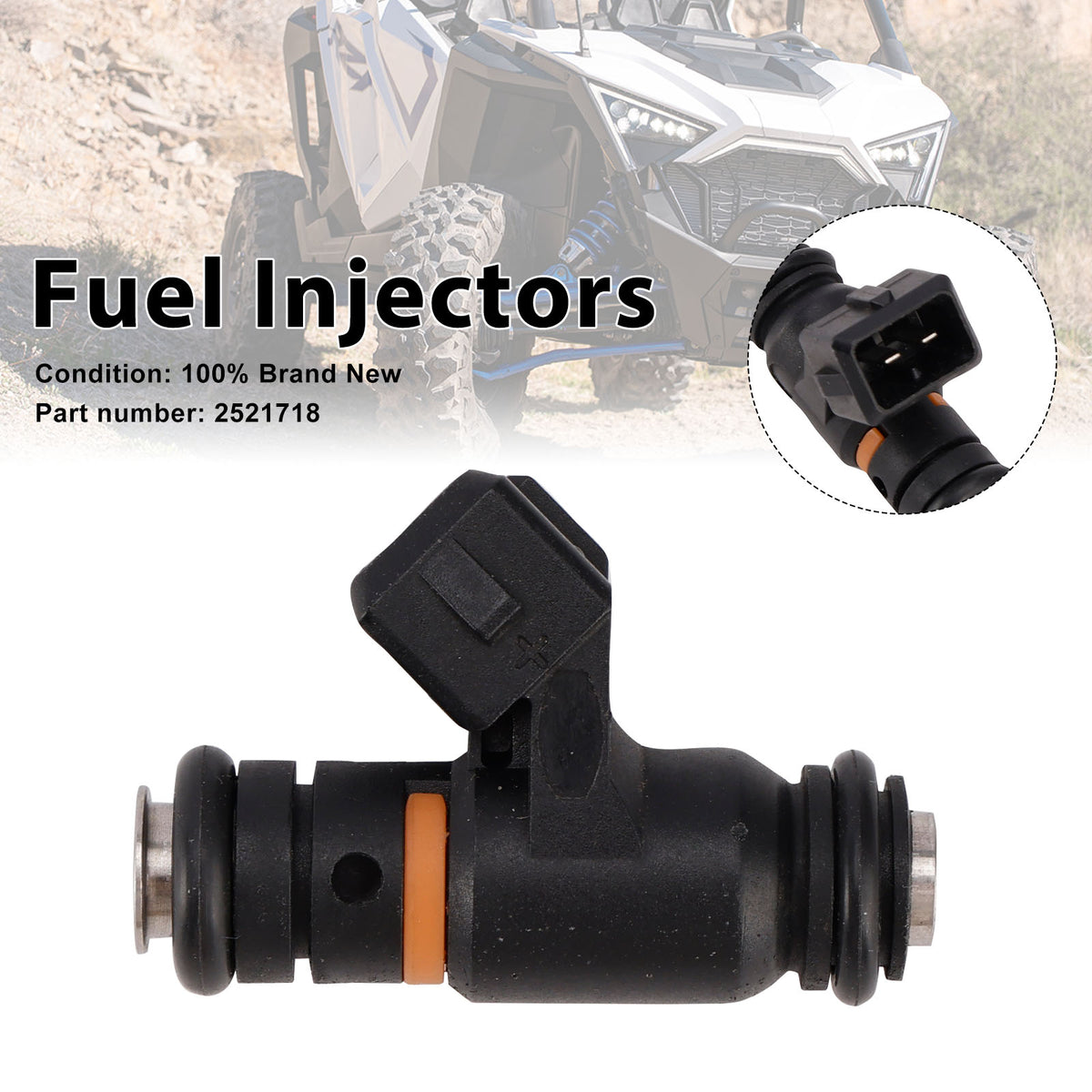 Polaris RZR XP 2017-2020 2521718 Fuel Injectors