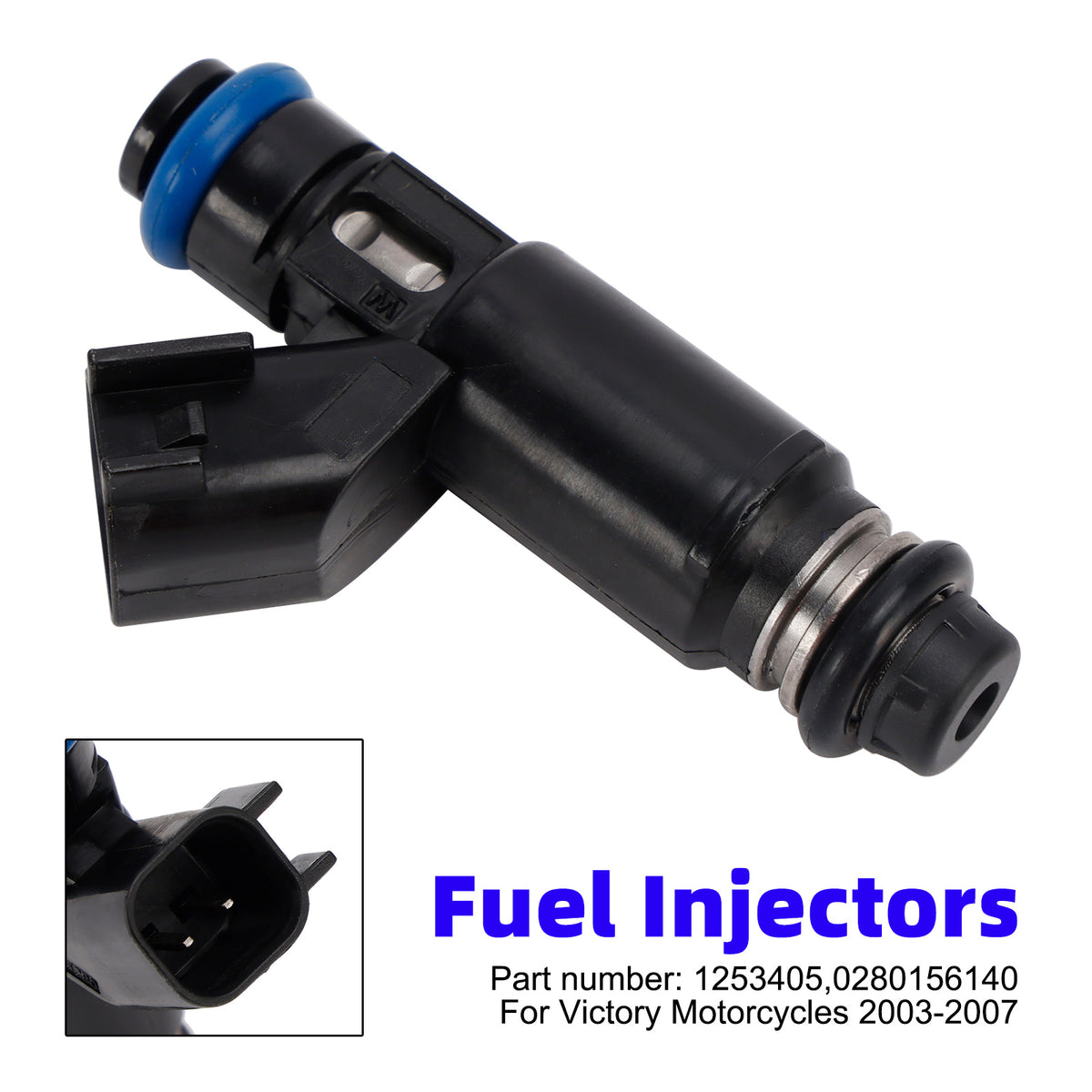 Victory Motorcycles 2003-2007 Fuel Injectors 1253405 0280156140