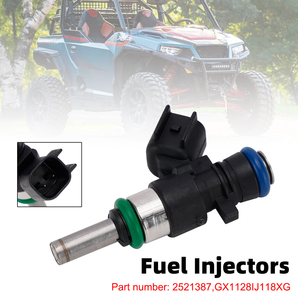 Polaris RZR XP 1000 2017-2026 2521387 Fuel Injectors GX1128IJ118XG