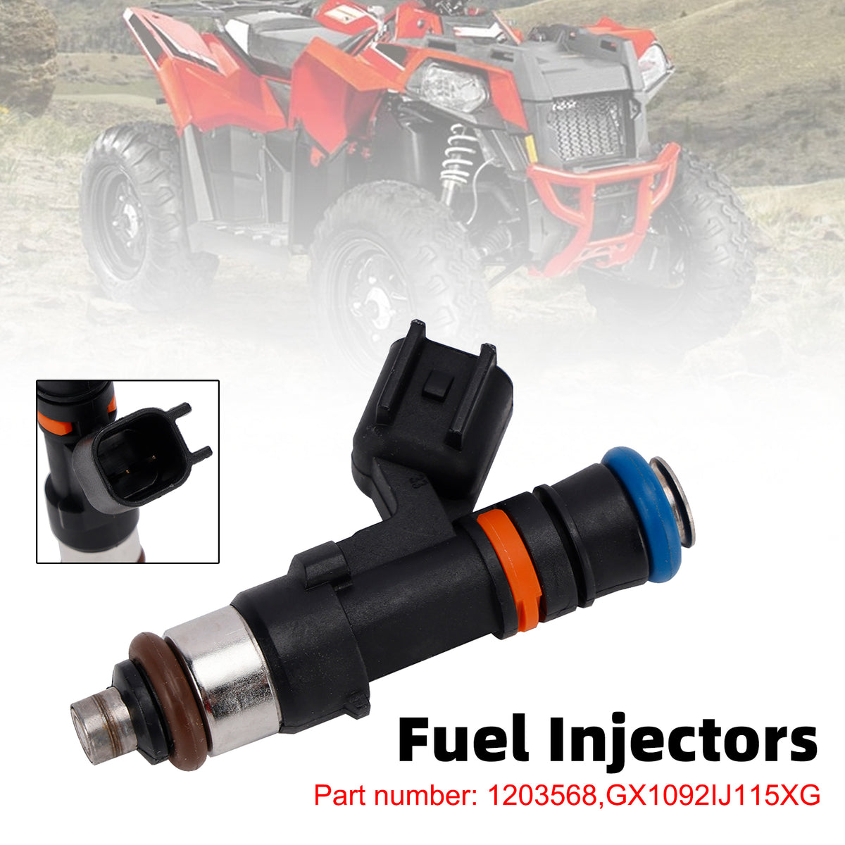 Polaris Sportsman Scrambler 850 1000 Fuel Injectors 1203568