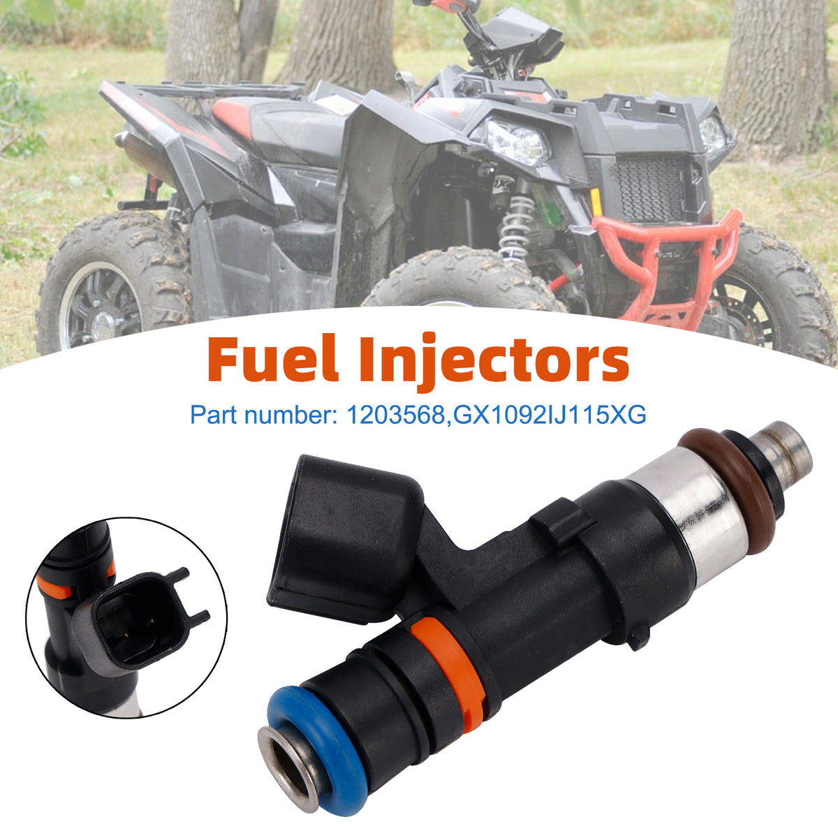 Polaris Sportsman Scrambler 850 1000 Fuel Injectors 1203568