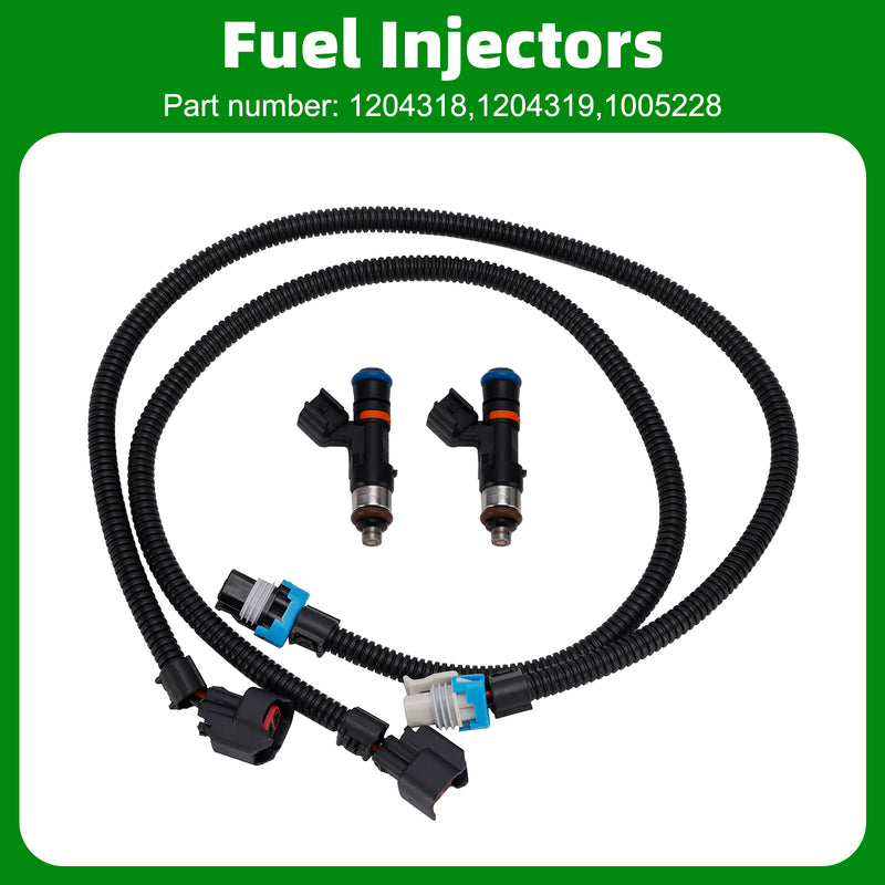 Polaris RZR Ranger 800 2011-2014 1204319 Fuel Injectors 1204318 1005228