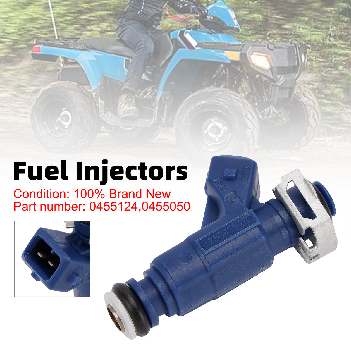 Polaris Sportsman Outlaw 110 RZR 170 0455124 Fuel Injectors 0455050