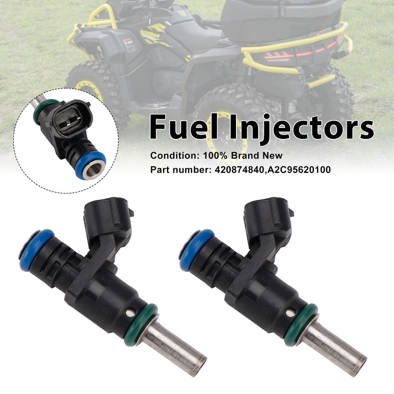 CAN-AM Defender Outlander 2PC 420874840 Fuel Injectors A2C95620100