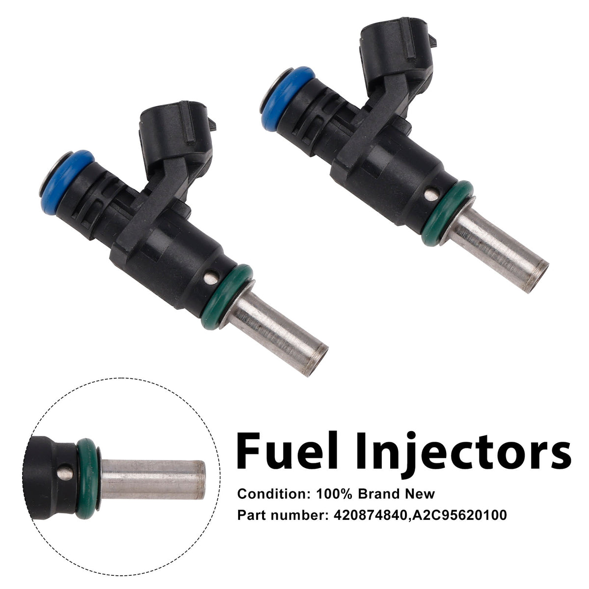 CAN-AM Defender Outlander 2PC 420874840 Fuel Injectors A2C95620100
