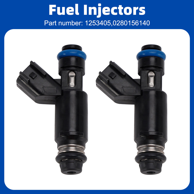 Victory Motorcycles 2003-2007 2PC Fuel Injectors 1253405 0280156140