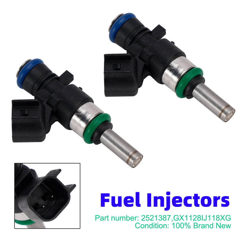 Polaris RZR XP 1000 2017-2026 2PC 2521387 Fuel Injectors GX1128IJ118XG