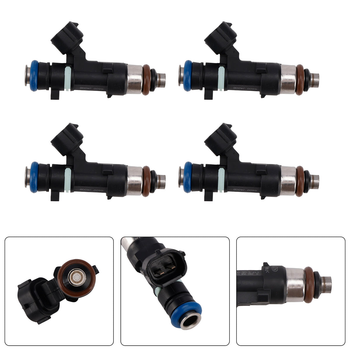Nissan Altima 2007-2013 Rogue 2008-2015 0280158130 4PCS Fuel Injector