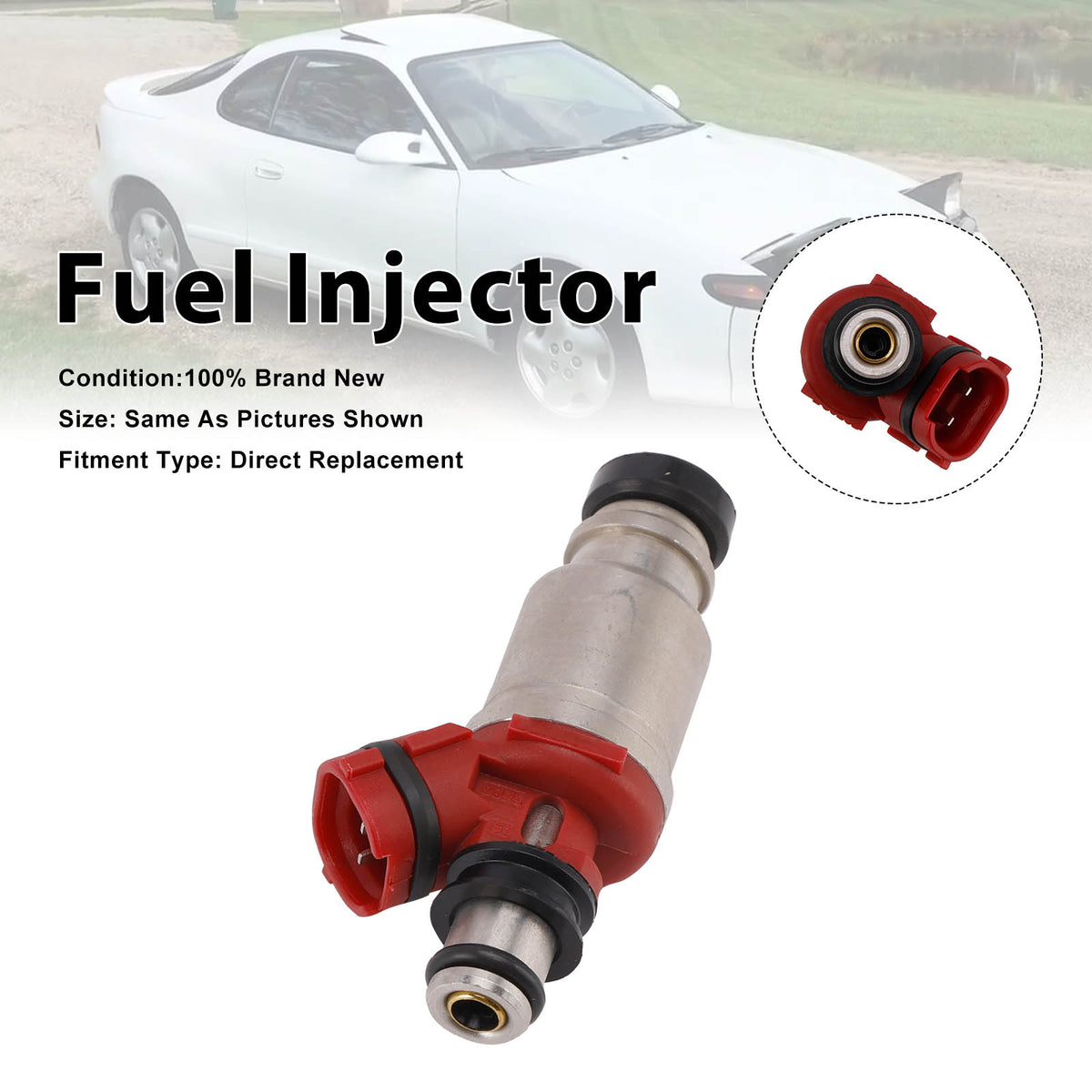 Toyota Celica 1990-1992 MR2 1991-1992 23250-74040 1PCS Fuel Injector