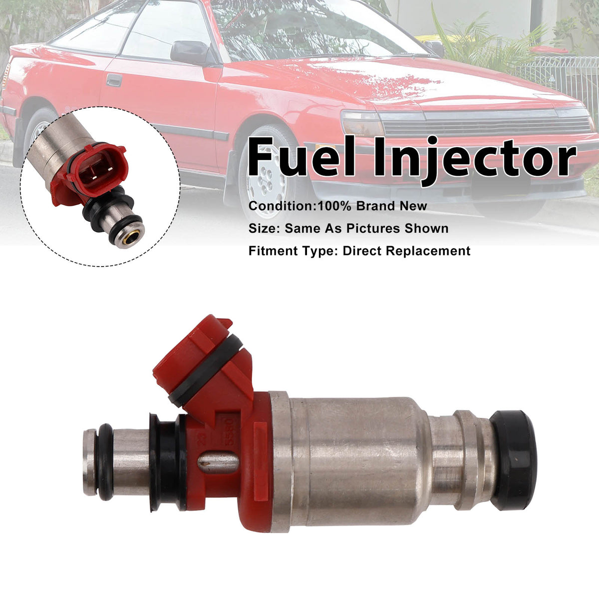 Toyota Celica 1990-1992 MR2 1991-1992 23250-74040 1PCS Fuel Injector