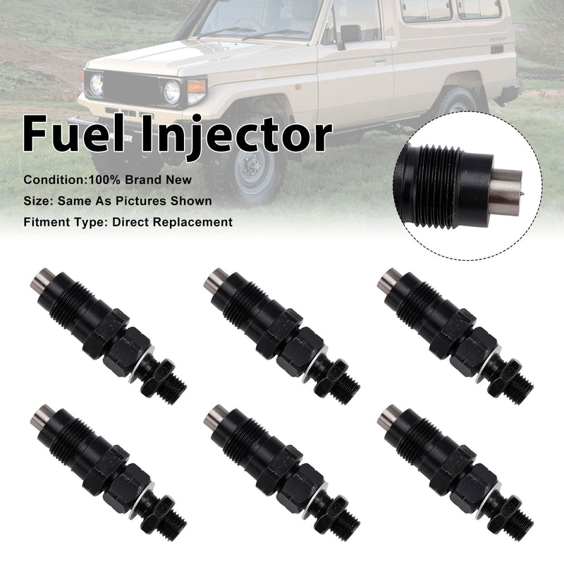 Toyota LandCruiser J70 1990-2007 J100 1998-2007 FYE454163 6PCS Fuel Injector