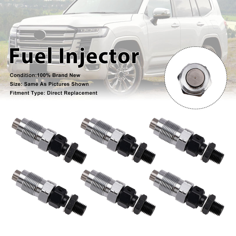 Toyota Landcruiser 1HZ 23600-19105 2360019105 6PCS Fuel Injector