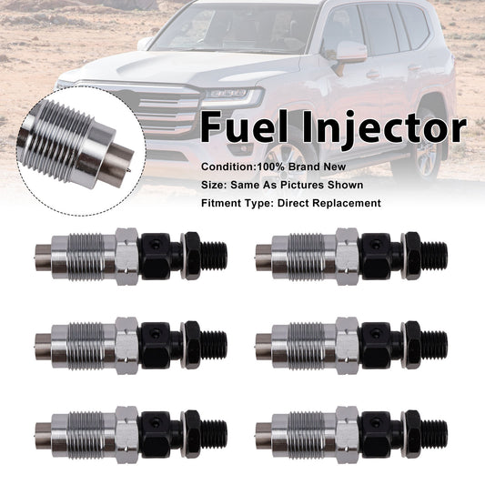 Toyota Landcruiser 1HZ 23600-19105 2360019105 6PCS Fuel Injector
