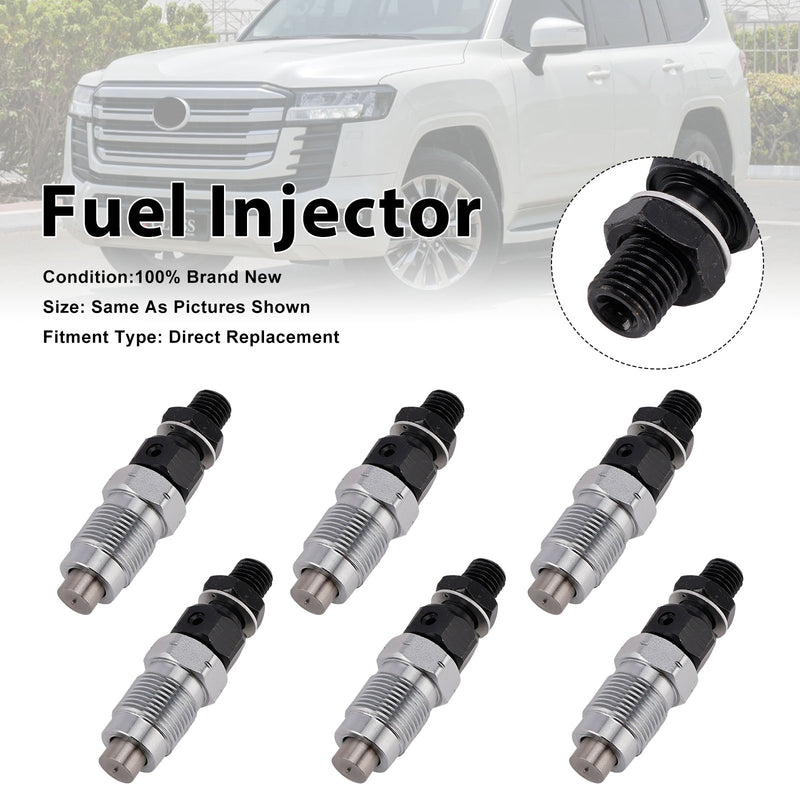 Toyota Landcruiser 1HZ 23600-19105 2360019105 6PCS Fuel Injector