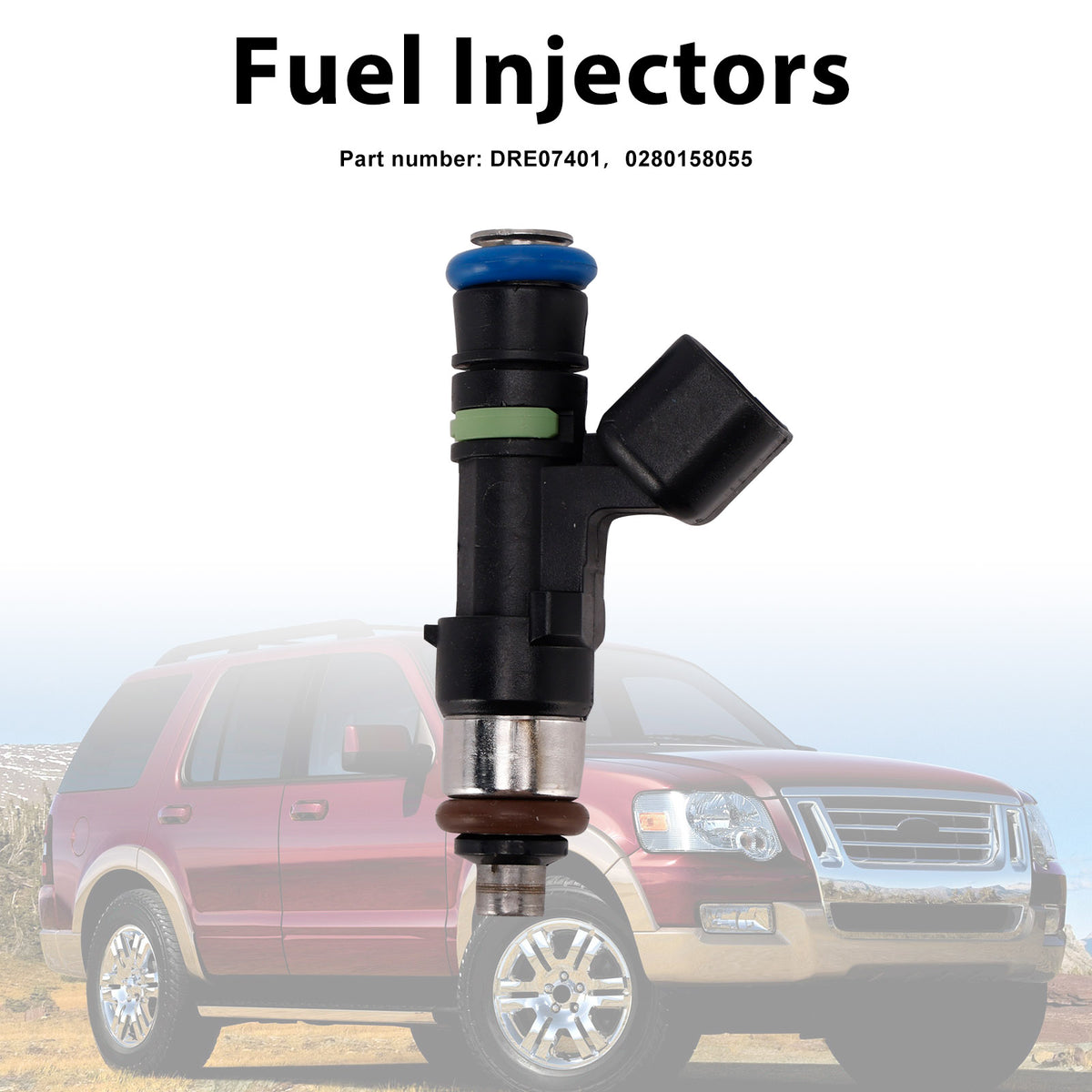 Mercury Mountaineer Ford Explorer DRE07401 Fuel Injectors 0280158055