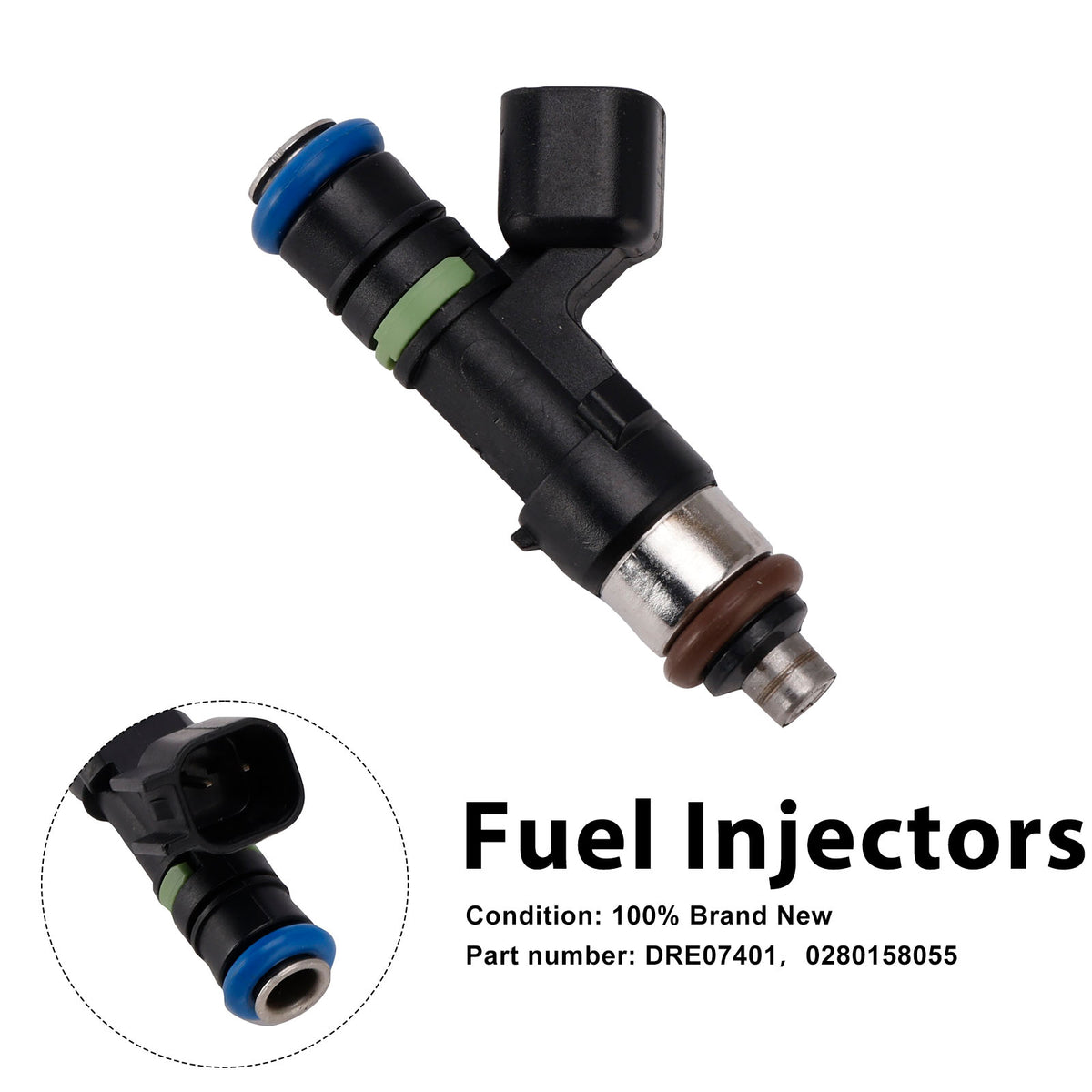 Mercury Mountaineer Ford Explorer DRE07401 Fuel Injectors 0280158055