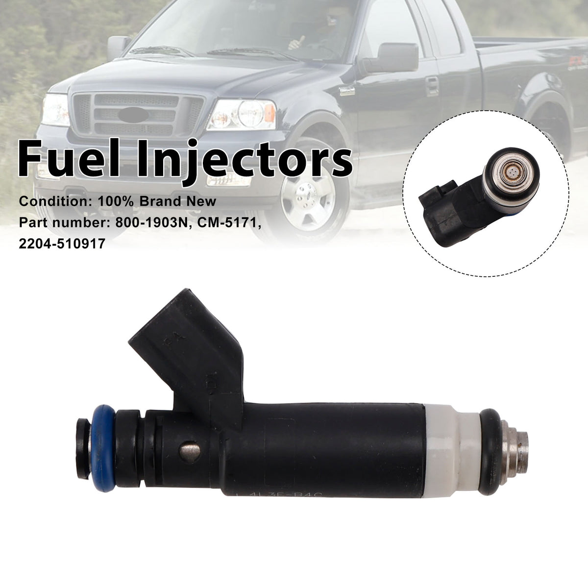 Mercury Mountaineer Ford Explorer CM-5171 Fuel Injectors 800-1903N