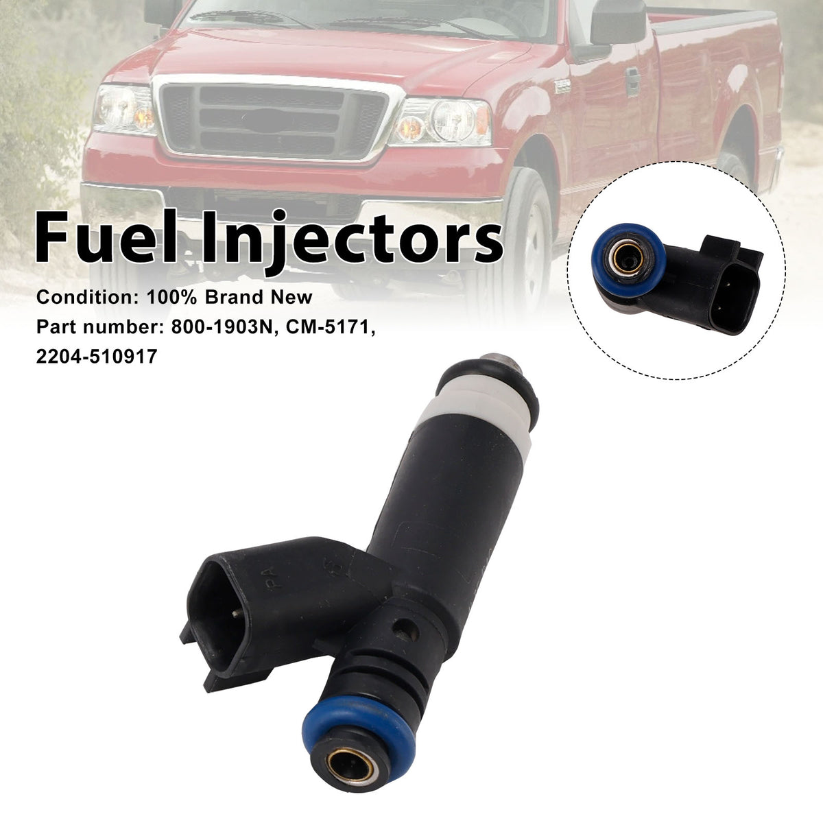 Mercury Mountaineer Ford Explorer CM-5171 Fuel Injectors 800-1903N