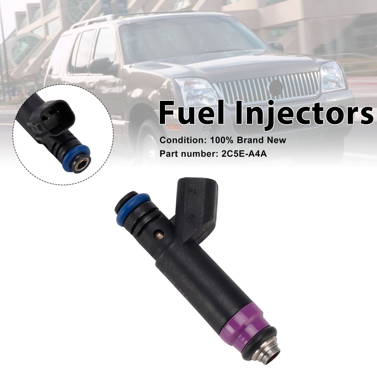 Mercury Ford 4.6L V8 2003-2010 2C5E-A4A Fuel Injectors