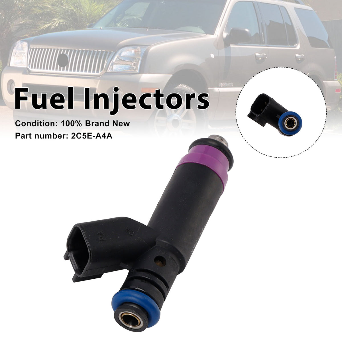 Mercury Ford 4.6L V8 2003-2010 2C5E-A4A Fuel Injectors