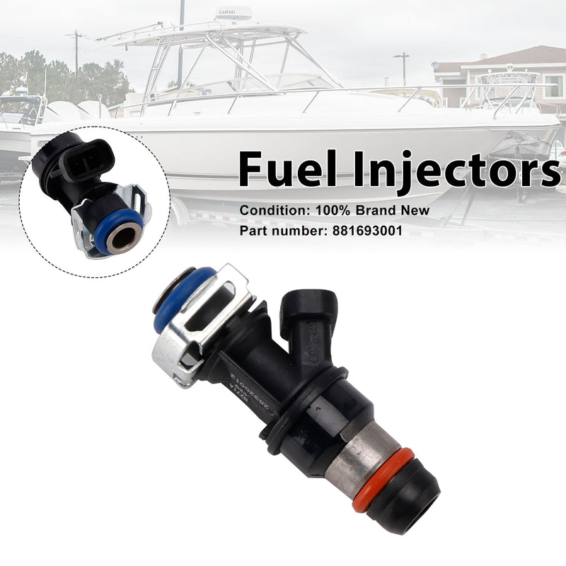 MERCRUISER 8.1L 496 CID V8 GM Engines 881693001 Fuel Injectors
