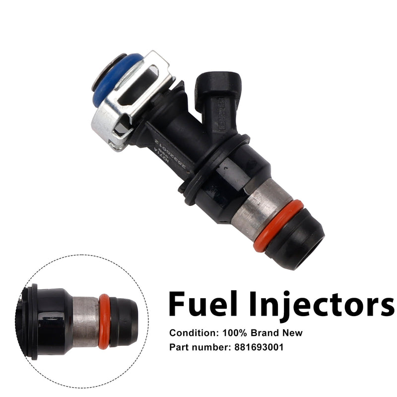 MERCRUISER 8.1L 496 CID V8 GM Engines 881693001 Fuel Injectors