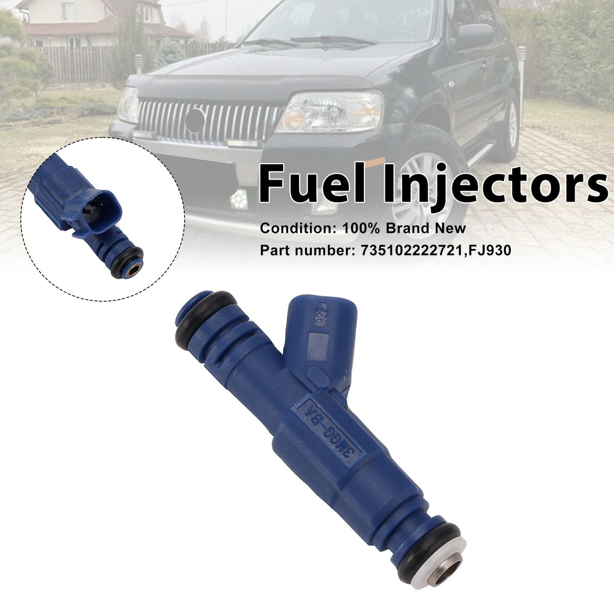 Mercury Mariner Ford Mazda Tribute FJ930 Fuel Injectors 735102222721