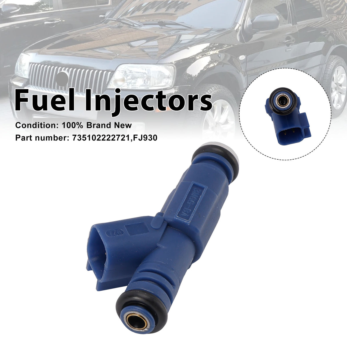 Mercury Mariner Ford Mazda Tribute FJ930 Fuel Injectors 735102222721