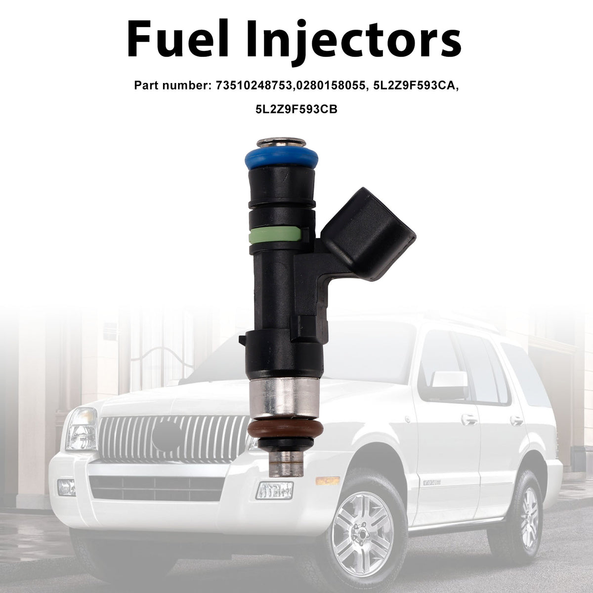 Mercury Mountaineer Ford Explorer 0280158055 Fuel Injectors 5L2Z9F593CA