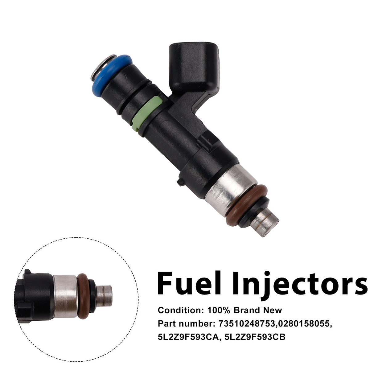 Mercury Mountaineer Ford Explorer 0280158055 Fuel Injectors 5L2Z9F593CA