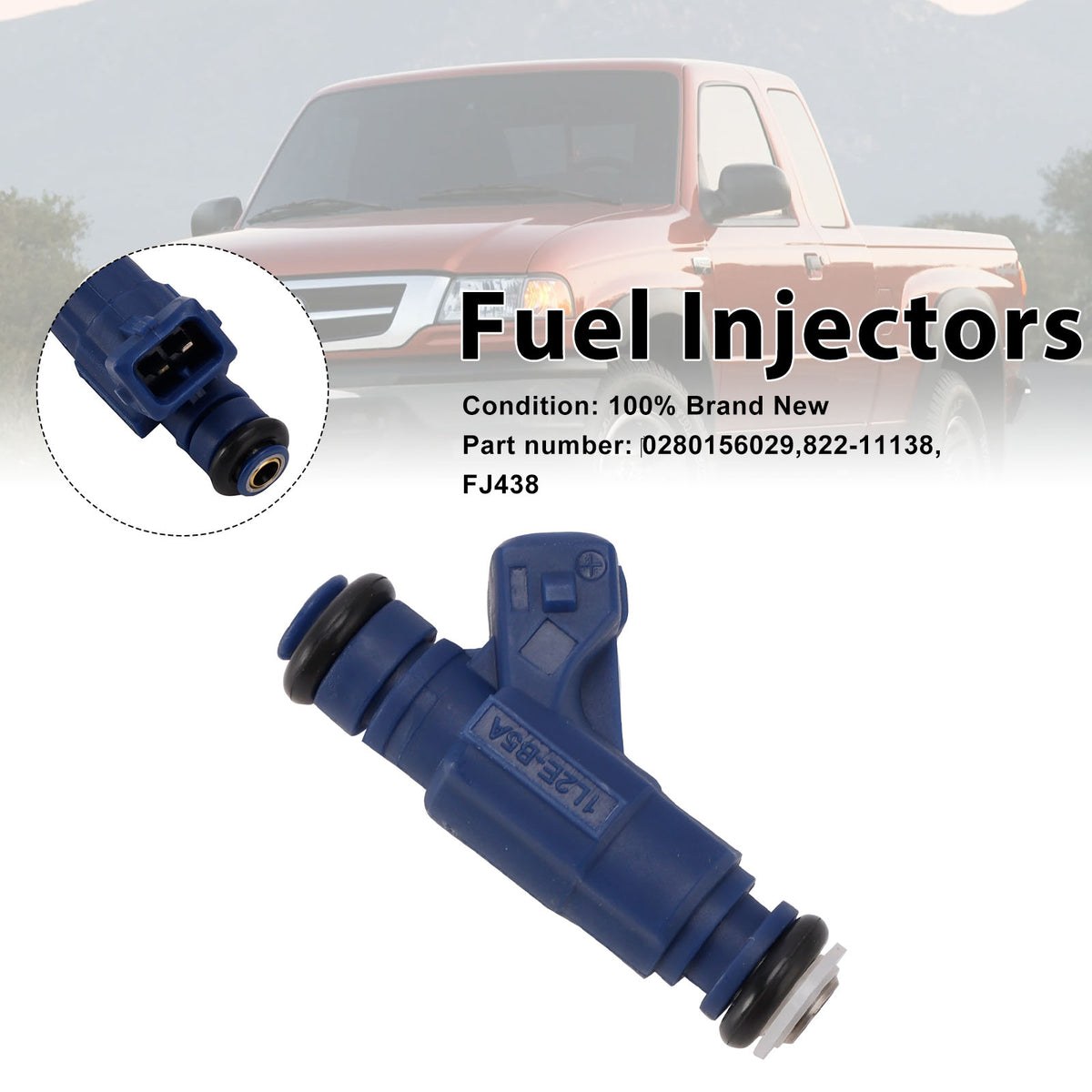 Mercury Mountaineer Ford Ranger Explorer 822-11138 Fuel Injectors ?0280156029