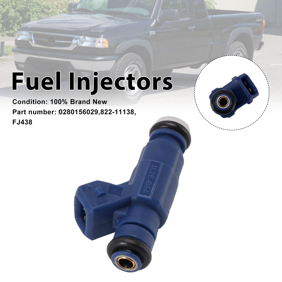 Mercury Mountaineer Ford Ranger Explorer 822-11138 Fuel Injectors ?0280156029