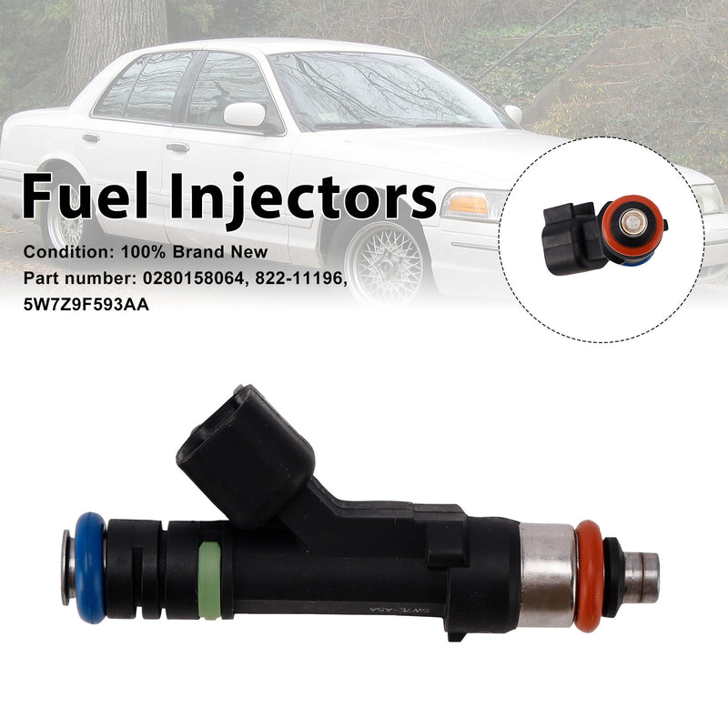 Mercury Grand Marquis Ford 5W7Z9F593AA Fuel Injectors 0280158064