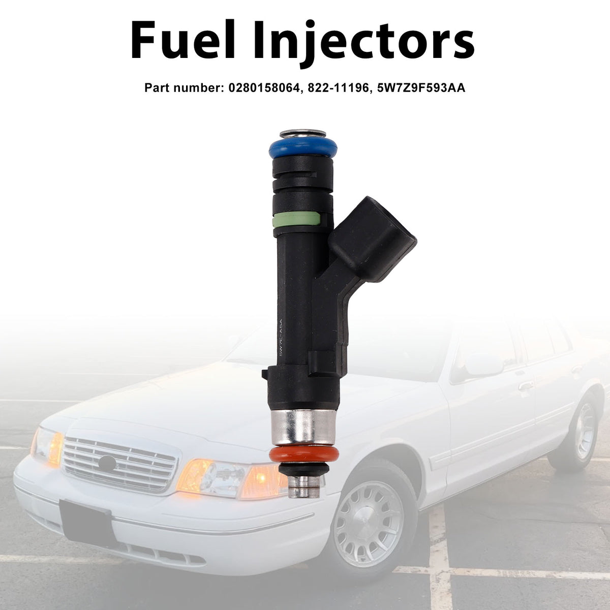 Mercury Grand Marquis Ford 5W7Z9F593AA Fuel Injectors 0280158064